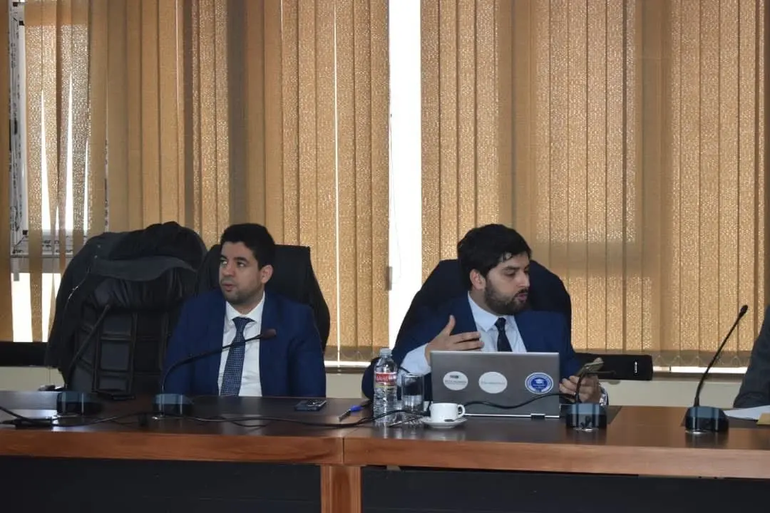 Working session at USTO-MB: presenting digital education solutions.